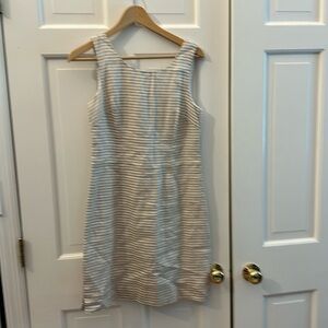 Lightweight summer dress linen with lining new without tags no stains or marks